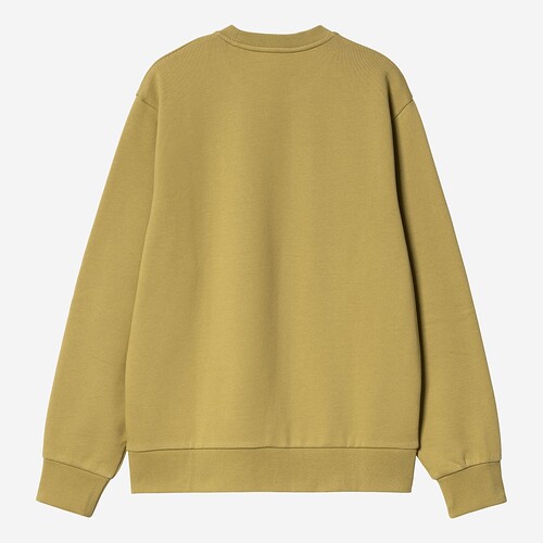 SWEAT CARHARTT SCRIPT EMBROIDERY  AMARELO/BR