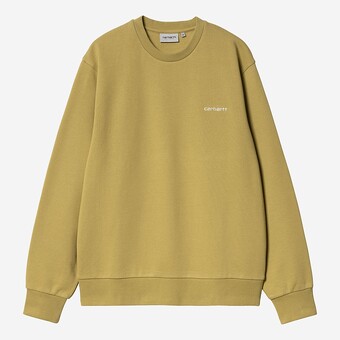 SWEAT CARHARTT SCRIPT EMBROIDERY  AMARELO/BR