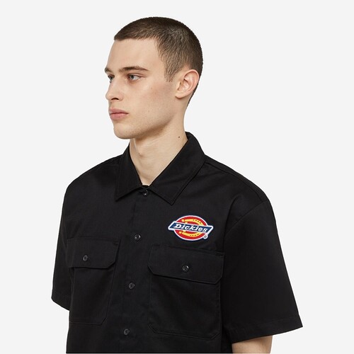 CAMISA DICKIES CLINTONDALE PRETO