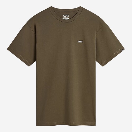 T-SHIRT VANS LEFT CHEST LOGO VERDE ESCURO
