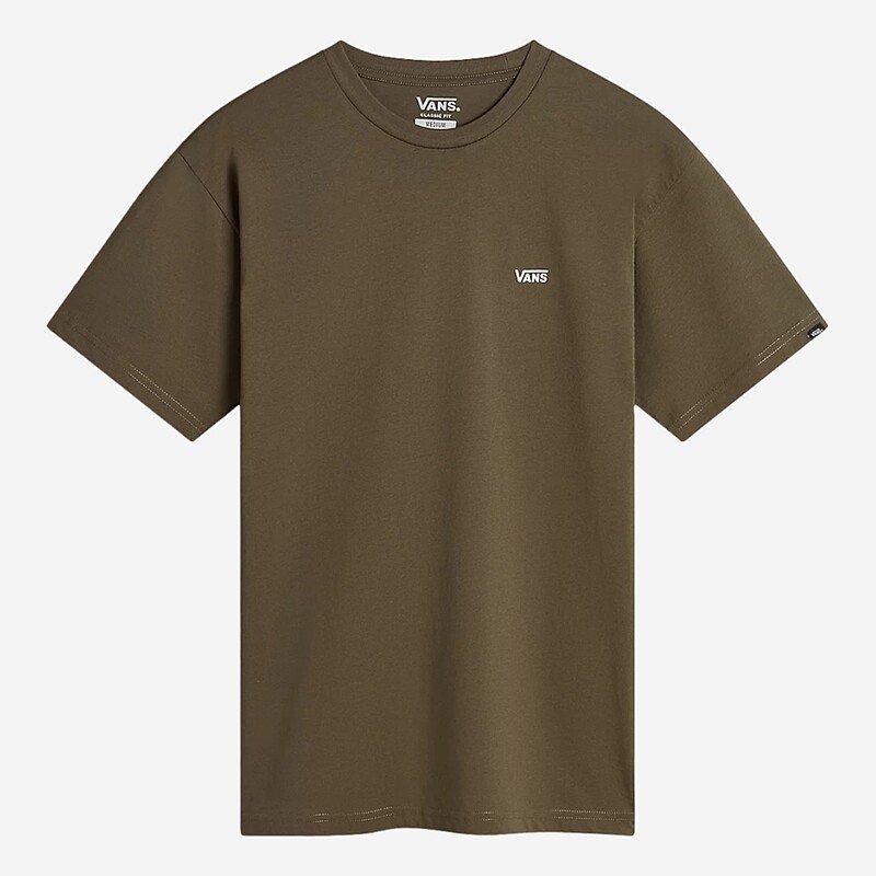 T-SHIRT VANS LEFT CHEST LOGO VERDE ESCURO
