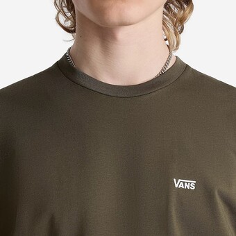T-SHIRT VANS LEFT CHEST LOGO VERDE ESCURO