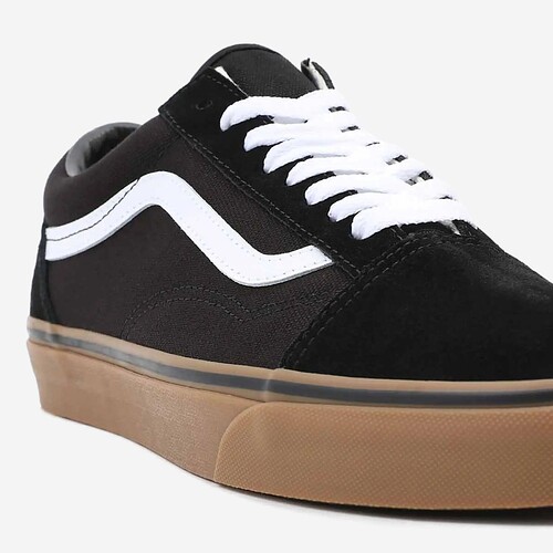 TENIS VANS OLD SKOOL  PR/CASTANHO