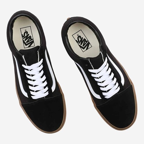 TENIS VANS OLD SKOOL  PR/CASTANHO