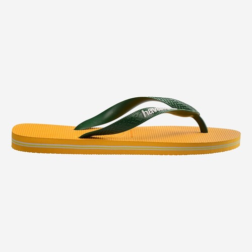 CHINELOS HAVAIANAS BRASIL LOGO  AMARELO