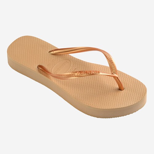CHINELOS HAVAIANAS SILM PLATAFORM DOURADO