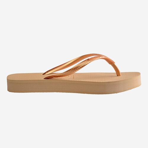 CHINELOS HAVAIANAS SILM PLATAFORM DOURADO