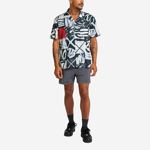 CAMISA DEUS EX MACHINA MULTI PR/BRANCO