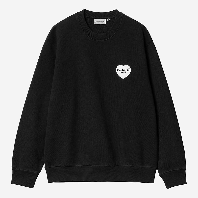 SWEAT CARHARTT WIP HEART BANDANA PRETO