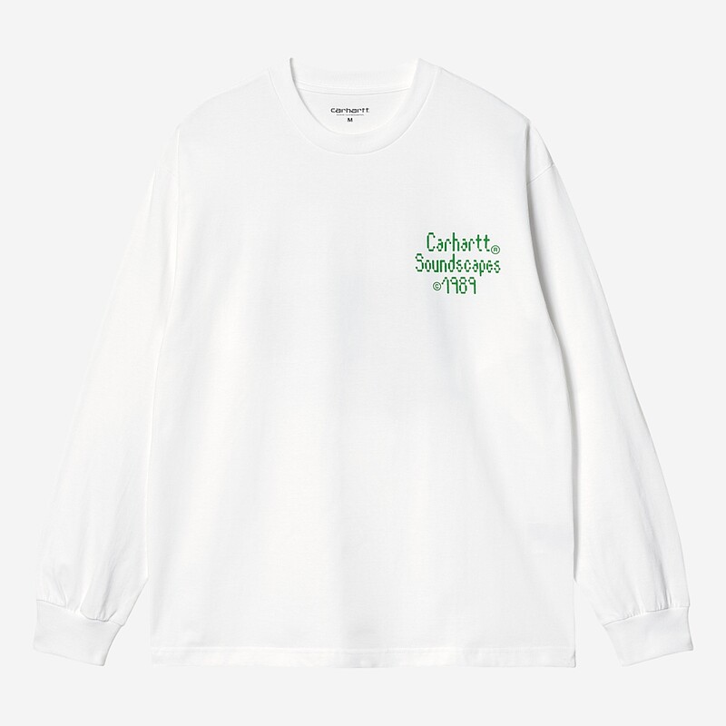 L/SLEEVE CARHARTT SOUNDFACE BRANCO