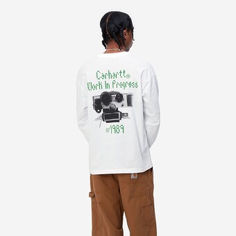 L/SLEEVE CARHARTT SOUNDFACE BRANCO