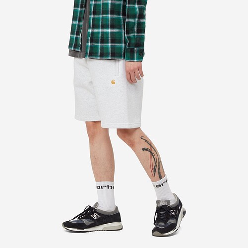 CALÇÕES CARHARTT CHASE  CINZA CLARO