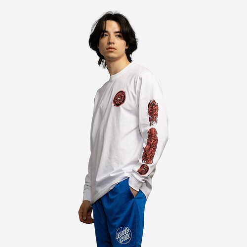 L/SLEEVE SANTA CRUZ ROB EVOLUTION BRANCO