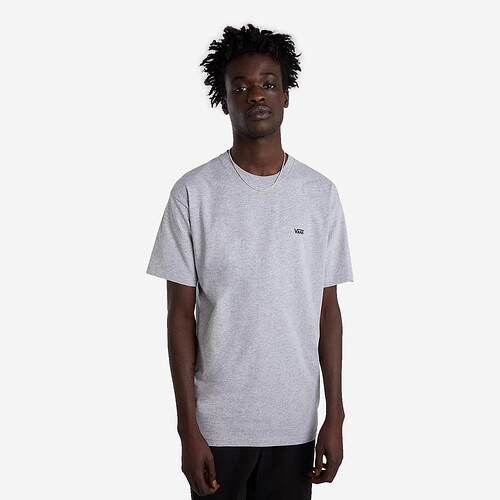T-SHIRT VANS LEFT CHEST LOGO CINZA