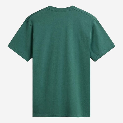 T-SHIRT VANS LEFT CHEST LOGO VERDE