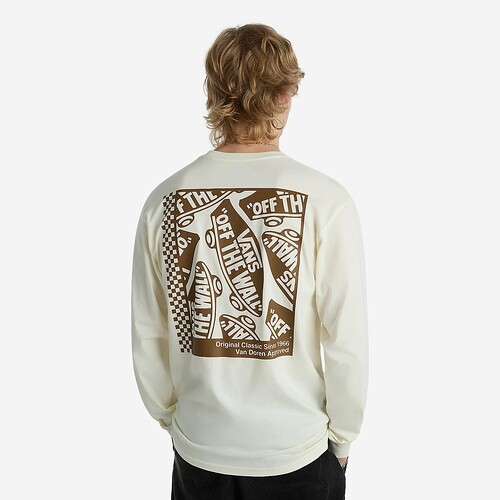 L/SLEEVE VANS TECH BOX BEGE