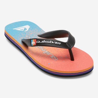 CHINELOS QUIKSILVER MOLOKAI ART J  LARANJA