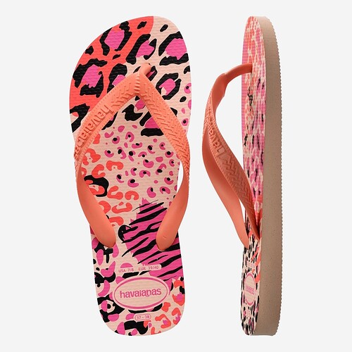 CHINELOS HAVAIANAS TOP ANIMALS ROSA