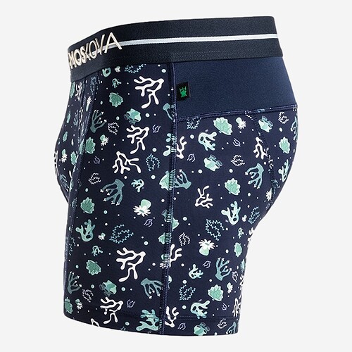 BOXER MOSKOVA POLYAMIDE AZUL/VERDE