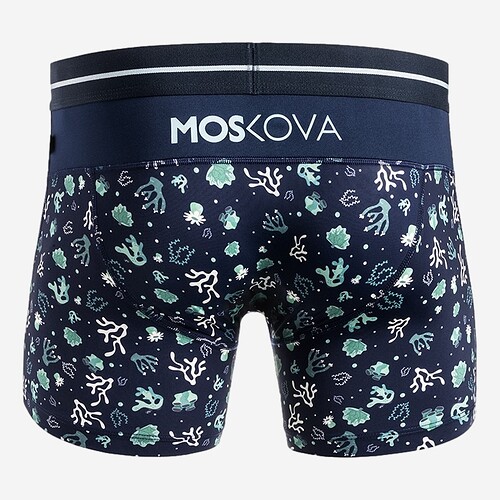 BOXER MOSKOVA POLYAMIDE AZUL/VERDE