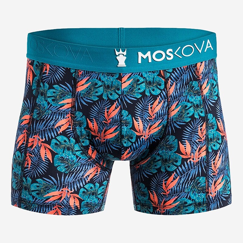 BOXER MOSKOVA POLYAMIDE AZUL/LARANJA