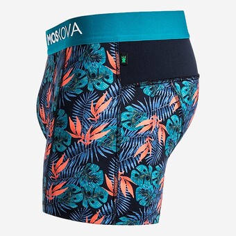BOXER MOSKOVA POLYAMIDE AZUL/LARANJA