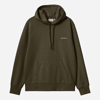 SWEAT CARHARTT HOODED SCRIPT EMBROIDERY  VERDE ESCURO