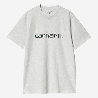 T-SHIRT CARHARTT SCRIPT  CINZA/AZUL