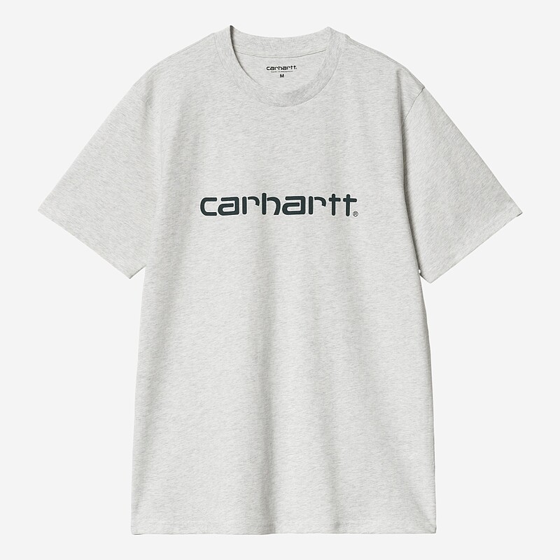 T-SHIRT CARHARTT SCRIPT  CINZA/AZUL