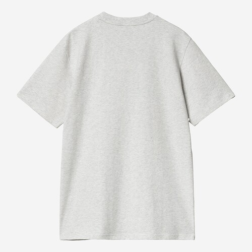 T-SHIRT CARHARTT SCRIPT  CINZA/AZUL