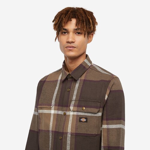 CAMISA DICKIES NIMMONS  CASTANHO