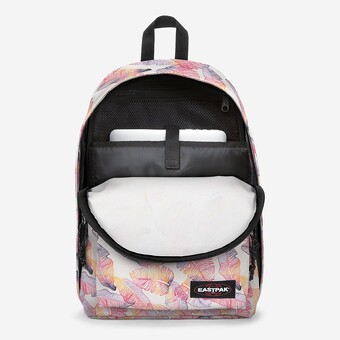 MOCHILA EASTPAK OUT OF OFFICE  ROSA/BRANCO
