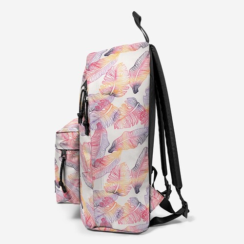 MOCHILA EASTPAK OUT OF OFFICE  ROSA/BRANCO