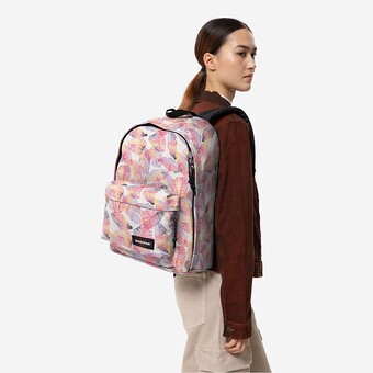 MOCHILA EASTPAK OUT OF OFFICE  ROSA/BRANCO