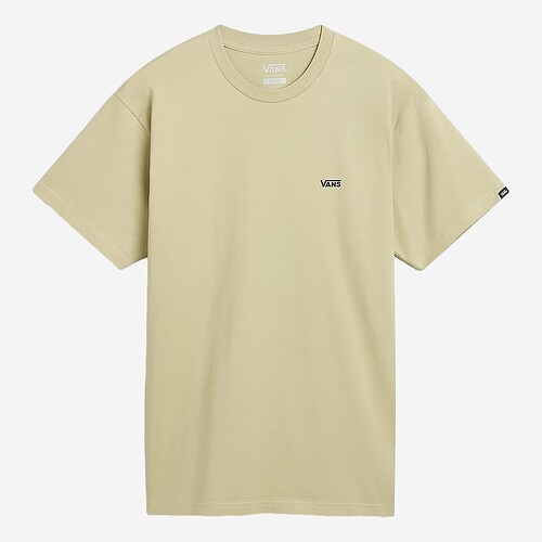 T-SHIRT VANS LEFT CHEST LOGO VERDE CLARO