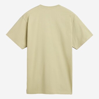 T-SHIRT VANS LEFT CHEST LOGO VERDE CLARO