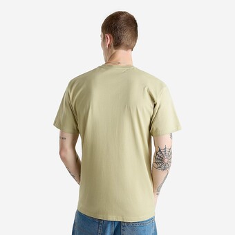 T-SHIRT VANS LEFT CHEST LOGO VERDE CLARO
