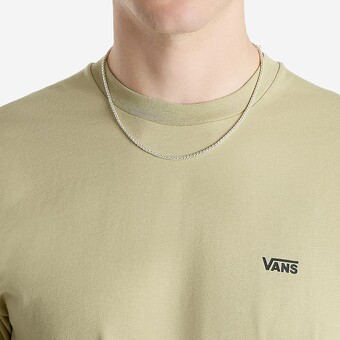 T-SHIRT VANS LEFT CHEST LOGO VERDE CLARO