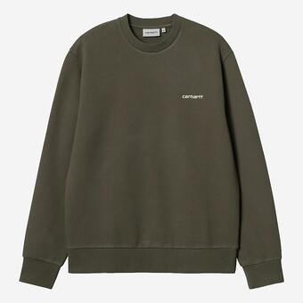 SWEAT CARHARTT SCRIPT EMBROIDERY  VERDE ESCURO