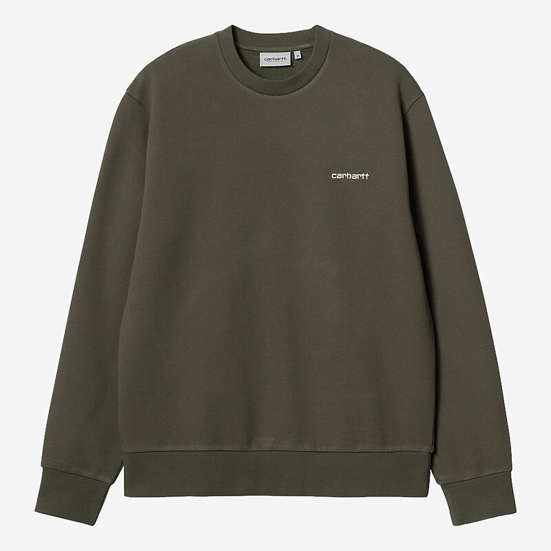 SWEAT CARHARTT SCRIPT EMBROIDERY  VERDE ESCURO