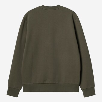 SWEAT CARHARTT SCRIPT EMBROIDERY  VERDE ESCURO