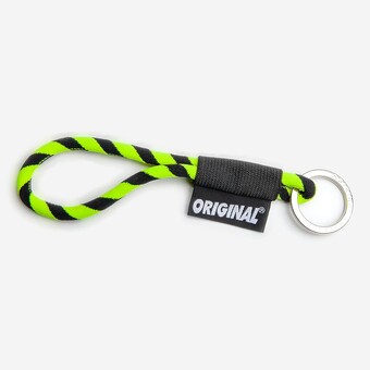 PORTA CHAVES LANYARD TUBE SHORT  AMARELO/PRETO