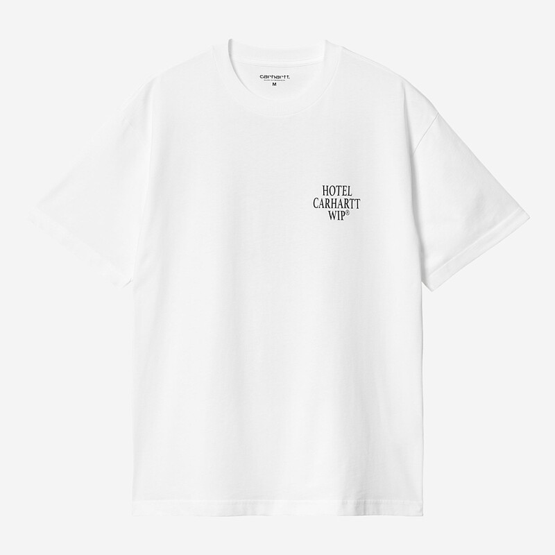 T-SHIRT CARHARTT WIP HOTEL KEYS BRANCO