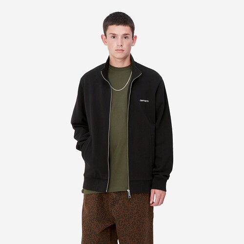 CASACO CARHARTT WIP SCRIPT EMBROIDERY  PRETO