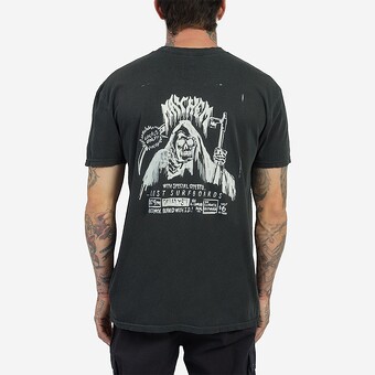 T-SHIRT LOST FLYER VINTAGE PRETO