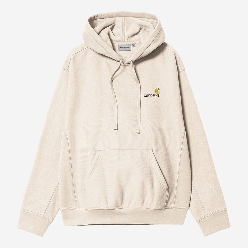 SWEAT CARHARTT AMERICAN SCRIPT  BEGE ESCURO