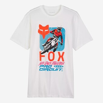 T-SHIRT FOX X PRO CIRCUIT  BRANCO