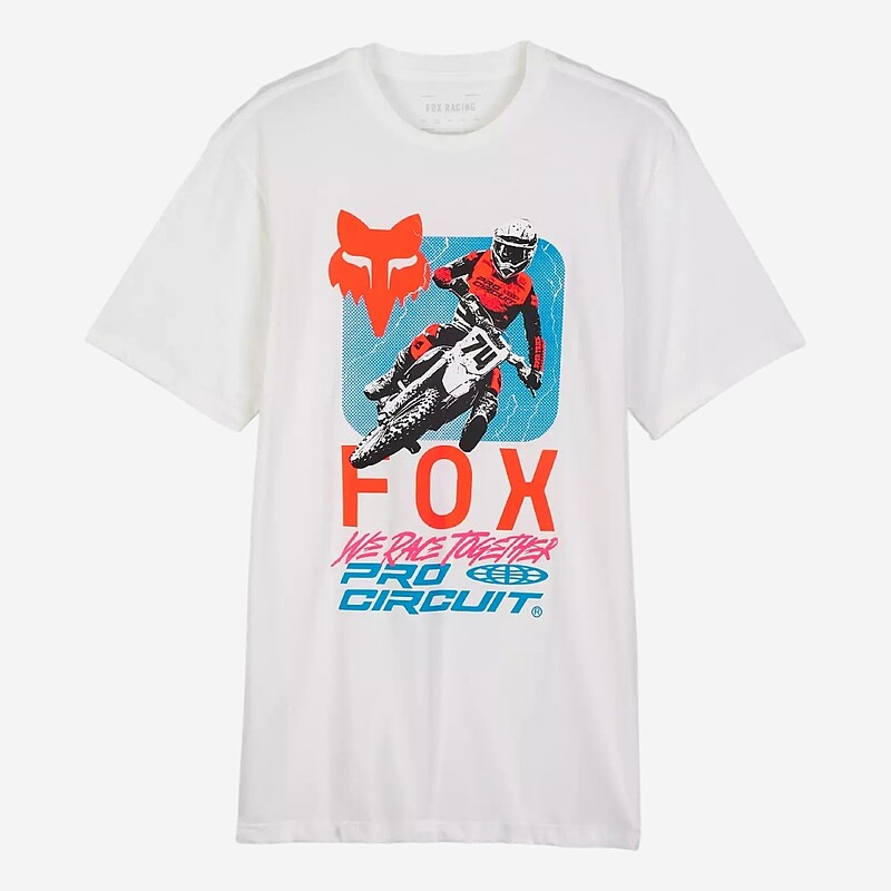 T-SHIRT FOX X PRO CIRCUIT  BRANCO