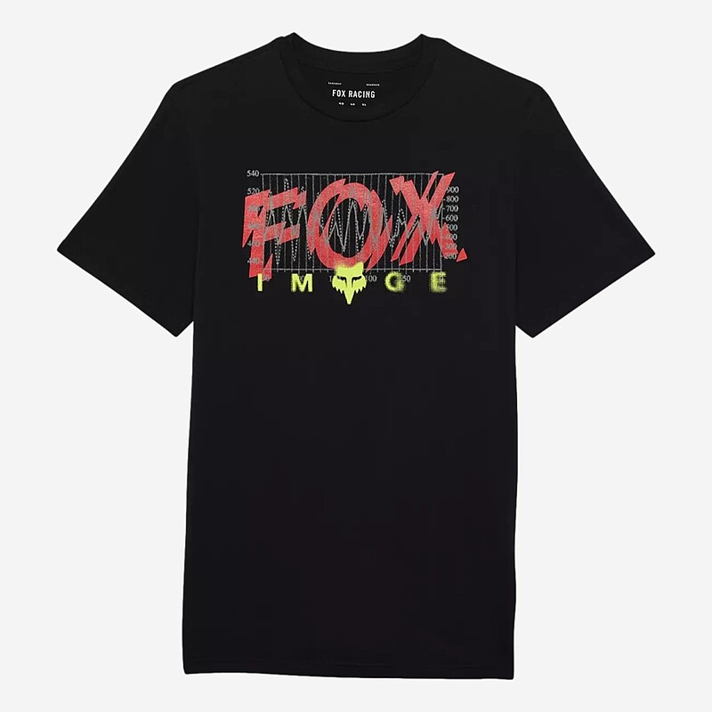 T-SHIRT FOX ENERGY  PRETO