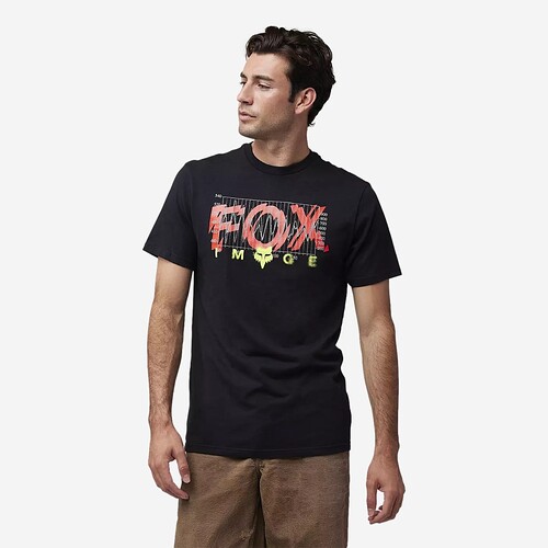 T-SHIRT FOX ENERGY  PRETO
